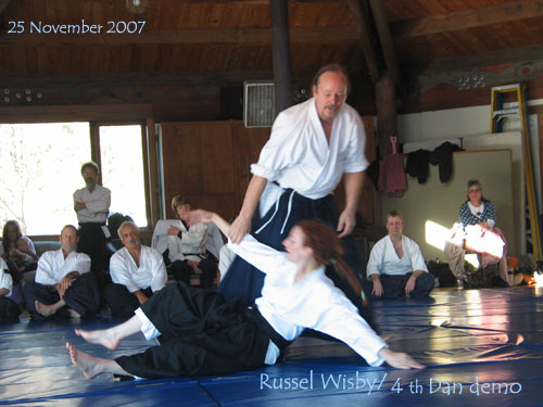 Russel Wisby 4th Dan Aikido demo