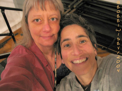Julie Wolf and me